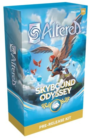 Equinox Altered – Skybound Odyssey avec 7 boosters, Extension complète du Jeu de Cartes stratégique à Collectionner à partir de 13 Ans, 2 Joueurs, 20 Minutes, Anglais