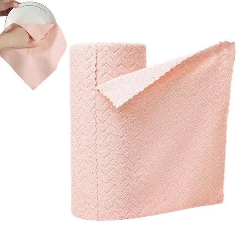 Rotolo Di Panno Per Pulizia In Microfibra - 30 Pezzi Panni In Microfibra - Rotolo Di Panno Multiuso Per La Pulizia Delle Mani - Strofinacci Riutilizzabili Per Casa, Cucina, Auto, Vetri, Pavimenti
