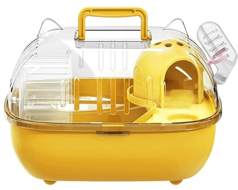 Transportbox für Kleintiere, tragbare Transportbox mit Abdeckung, Käfig für Kleintiere, für Kaninchen Nager und Eidechsen, für kurze Reisen, Autos, Ausflüge und Picknicks