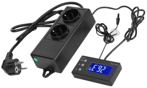 Fdit Temperaturkontrolltermostat för Akvarium, 16-42℃ Digital Termostatregulator