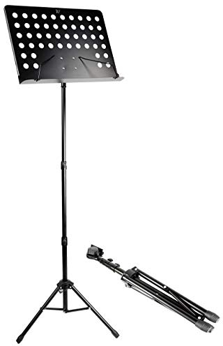Windsor G905 Orchestral Music Stand Fully Adjustable Sheet Music Stand in Black