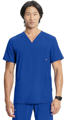 Cherokee Infinity CK900A Men's V-Neck Solid Scrub Top