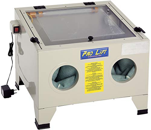 Pro-Lift-Werkzeuge Sandstrahlgerät 90 l Sandstrahlkabine Sandstrahler 90 Liter Zubehör sand blaster Industrie Tischmodell