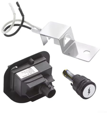 ZiStarlilife Kit de encendedor, para Weber Q1200 Q2200 64868 Series Kit de encendido de chispa de repuesto para parrilla de barbacoa con cable de botón de encendido para horno de chimenea de gas