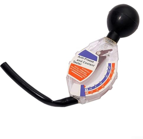 Dial Antifreeze Tester with Dual °C/°F Calibration for Accurate Coolant Density Measurement, Hydrometer for Car Engine Protection in All Seasons