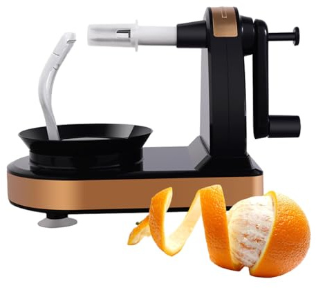 Pelapatate a mano - pelapatate, sbucciatore di frutta, di taglio girevole manuale, fresa efficiente | per frutta patate mele e pere cucina