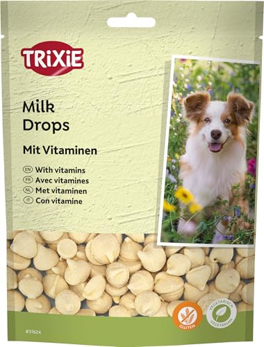 TRIXIE friandises pour chien Milch Drops, 350 g – friandise savoureuse à recette adaptée aux chiens, sans cacao – idéal pour grignoter & récompenser à la maison