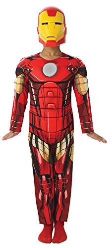 Rubie's Official Marvel Avengers Assemble Iron Man Deluxe, Child Costume - Medium Ages 5 -6