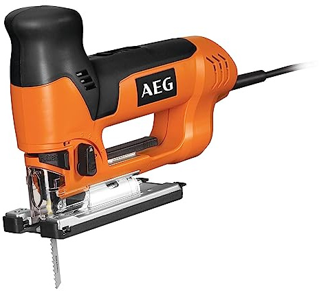 AEG - Scie sauteuse electrique 705 Watts, 110 mm bois, livrée avec : lame, pare-éclats, coffret - ST800XE