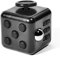 Anti-Stresswürfel Cube, Hand-Motorik Spielzeug, Konzentration und Anti-Stress-Würfel; Gadget gegen Nervosität und Stress; Schwarz