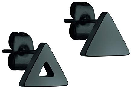 LIEBESKIND BERLIN Damen-Ohrstecker Edelstahl LJ-0337-E-06, dreieckiger ohrstecker