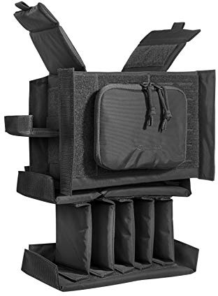 Tasmanian Tiger TT Modular Camera Insert 30 Foto Kamera-Rucksack Zusatz-Taschen Set Erweiterung für TT Modular 30 Pack, Schwarz