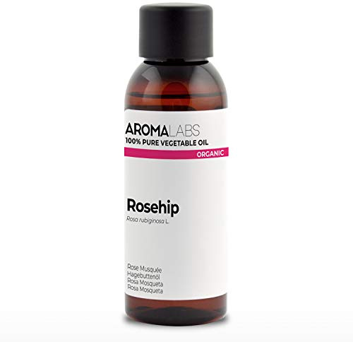 Rose Musquée BIO (Rosa rubiginosa) - 50 mL - Huile Végétale Vierge et Certifiée Cosmos - Aroma Labs - Made in France