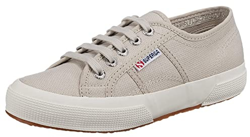 Superga 2750 COTU Classic Sneaker Grey Sand/Full Avorio EU 38 (US Men's 6, Women's 7.5) Medium
