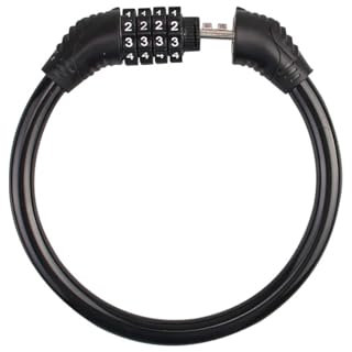 Bicycle locks Catena per bicicletta antifurto serratura per bici elettrica serratura a forma di U con password resettabile a 5 cifre lock password
