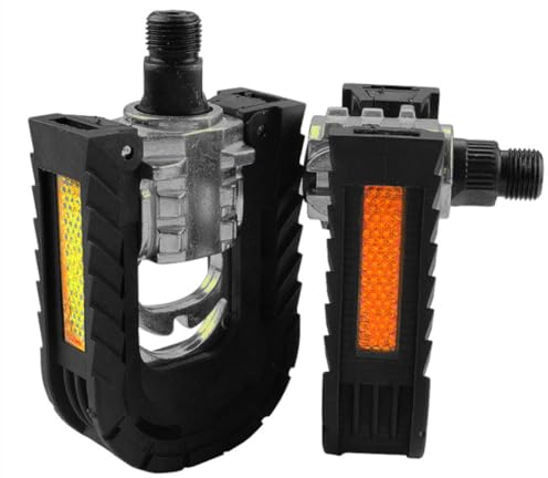 HOUSON Fahrradpedale，Klapp-Pedale Fahrradplattform 9/16 Zoll Pedale Bike Pedale Rennradpedale für E-Bike, Mountainbike, Faltrad, Rennrad Pedale