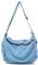 LHHMZ Jeans tasche für Damen Lässige Messenger Umhängetasche aus Canvas Retro Große Umhängetasche