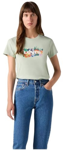 Levi's Women's The Perfect Tee T-Shirt, Coloring Book Poppy, XXS