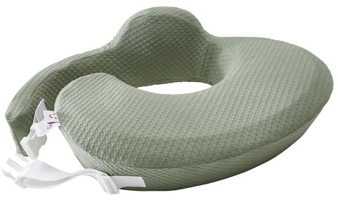 JORNH Almohada de lactancia para lactancia, almohada multifuncional para bebés, almohada de embarazo y cojín de maternidad con correa ajustable para la cintura, funda extraíble lavable, regalo de