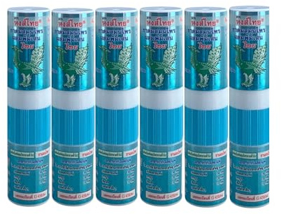 Hong Thai Lápiz olfativo tradicional tailandés con aceites esenciales – 100% natural – Aroma Stick para resfriados y dolores de cabeza – Blue Edition (6)