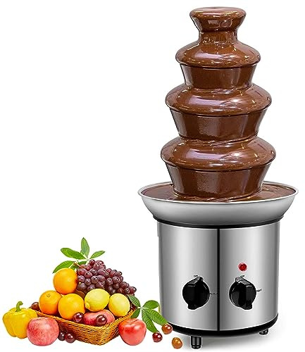 Chokladfontän, Elektrisk Kommersiell Chokladfonduefontän, Lämplig För Godis, Smör