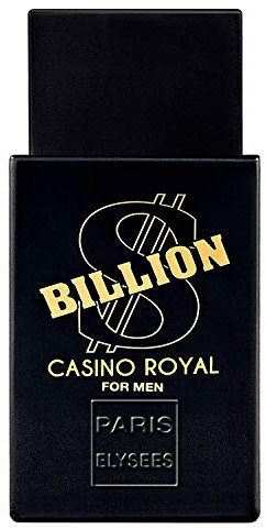 PARIS ELYSEES - Billion Casino Royal - Eau de Toilette Uomo - Orientale - Fiori d’Arancio e Bergamotto - Vaporizzatore profumo uomo - 100ml