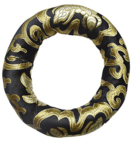 Singing Bowls Cushion Tiebtan Bowls Silk Mat Ring Pad (5inch)