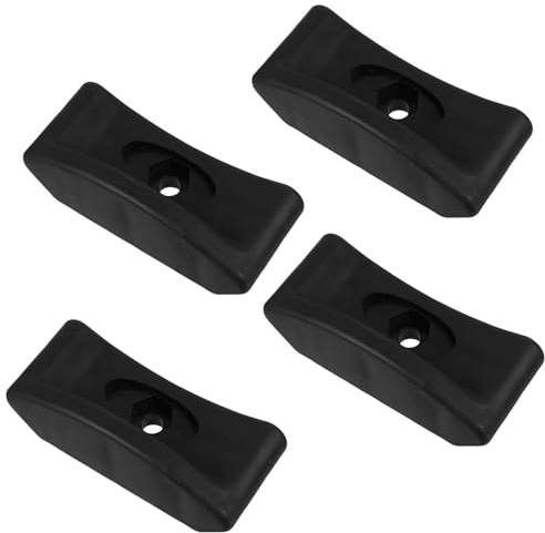BESPORTBLE Supporto per Manubri Palestra Casa Rastrelliera Pesi Regolabili in Pp Organizer Manubri 4 Pezzi Dimensioni 4.6X2X5.6 Pollici Foro Centrale Ø0.39 Pollici 12 Pezzi
