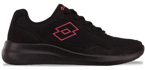 Lotto, Scarpe da Ginnastica Unisex-Adulto, Nero Rosa, 39 EU