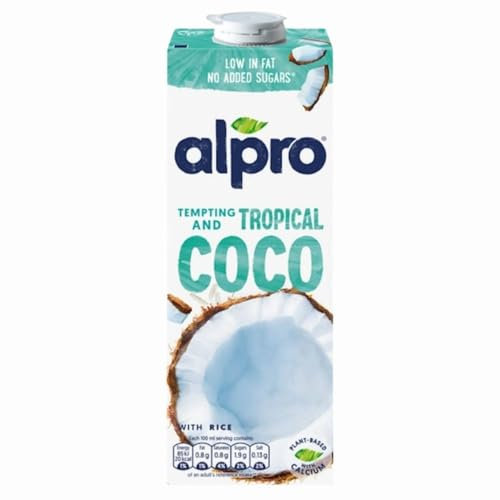 Alprodrink Original Coconut Milk 1L x 1, Plant Based Vegan Drink, Long Life UHT Dairy and Gluten Free with Welari Thank You Card | (1pack)