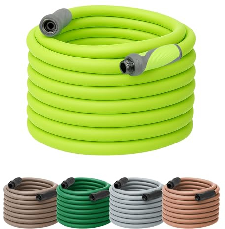 Flexzilla Garden Hose with SwivelGrip, 5/8 in. x 100 ft, Heavy Duty, Lightweight, Drinking Water Safe, ZillaGreen - HFZG5100YWS-E