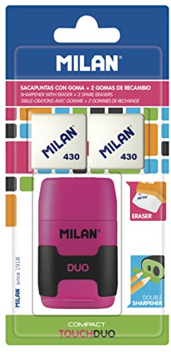 Milan - Blister afilaborra Compact Touch + 2 Gomas 430
