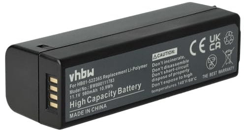 vhbw Akku kompatibel mit DJI Zenmuse X3, Osmo Handheld 4K Camera, Osmo, Zenmuse X5R, Zenmuse X5 Kamera (980 mAh, 11,1 V, Li-Polymer)
