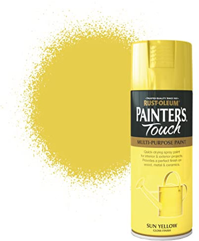 Rust-Oleum AE0040014E8 400ml Painter's Touch Spray Paint - Sun Yellow Gloss