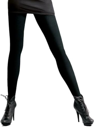 SENTELEGRI ARCTICA 300 Denier 3D Thick Warm Winter Thermal Tights Matte Opaque Black Tights for Women (UK, Alpha, S, Regular, Regular, Black)