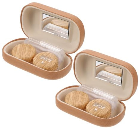 CALLARON Kontaktlinsenbehälter Box Reisenetz Tasche Aufbewahrungsbox Transparentes Linsen-etui Multifunktionales Linsenbehältnis