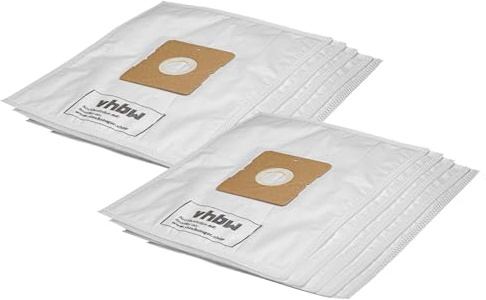 vhbw 10x Staubsaugerbeutel kompatibel mit Lehoff K-145 Staubsauger - Mikrovlies, 31,5cm x 30cm Weiß