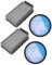 SANAWATEC 2+2 Filter Set kompatibel mit Rowenta Compact Power Cyclonic Force RO3718EA RO3724EA RO3731EA RO3753EA RO3786EA RO3798EA Vacuum Cleaner Ersatz für Rowenta Staubsauger Filter ZR005901