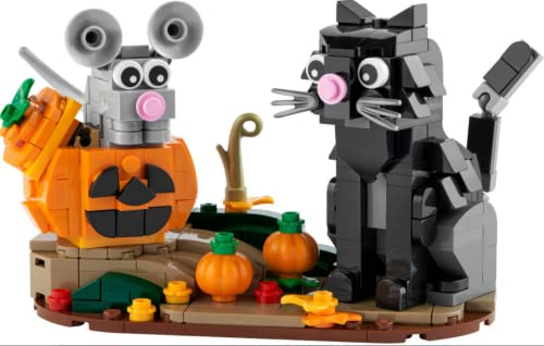 LEGO Konstruktionsspielzeug Katz & Maus an Halloween