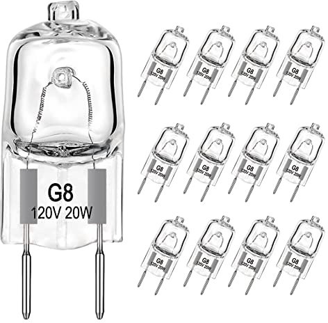 MZUHI YFlifangting Ampoule halogène 12V 110V 220V G4 G5.3 G8 G9, Haute luminosité, 5 pièces (Size : G9 110V 40W)