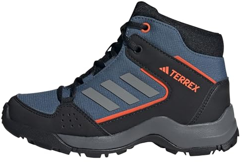 adidas Terrex Hyperhiker Mid Hiking Shoes Wanderschuhe, Wonder Steel/Grey/Impact Orange, 37 1/3 EU