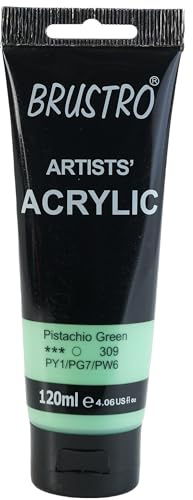 BRUSTRO Artists Acrylic 120ml Pistachio Green (Pastel Tone)