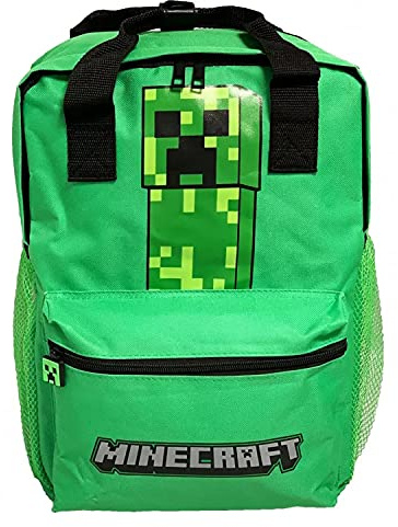 Minecraft Creeper ryggsäck officiell hängslen barn skolryggsäck 4320