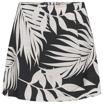 ONLY Onlnova Life Vis Chay Skort AOP, svart, M