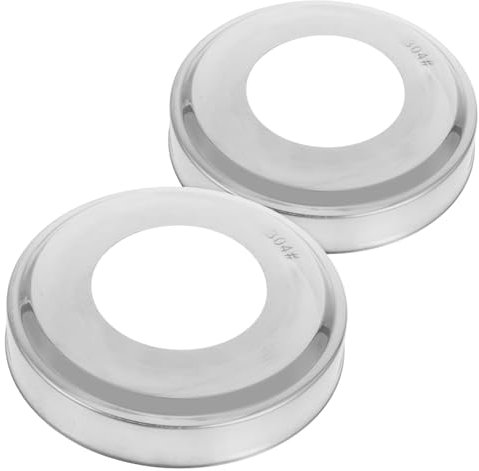 TINEASUR 2pcs Stainless Steel Escutcheons Plate Pool Ladder Escutcheons Covers for Inground Pools Handrail Mount Flange