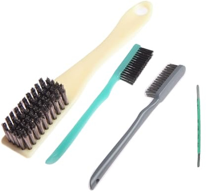 WerkaSi Wire Brush Rust Scrub Cleaning BBQ Grill Tools Welding Metal Rust Removal Stainless Steel Brush for Clean Garage Shop House Car Kitchen