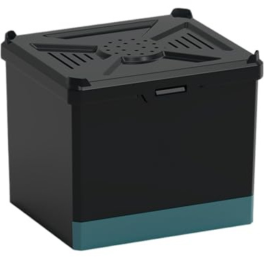 Reptiler, terrarium, tank, spindel, terrarium, insektlåda – ventilerat litet djur inhägnad av PVC med visningsfönster – escape-säker för fågelspindlar, insekter – 10 x 9 cm