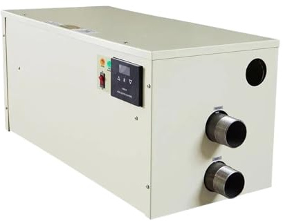60KW poolvärmare termostat elektrisk digital vattenvärmepump for spabadbad uppvärmningsutrustning Effektiv uppvärmning(24KW)