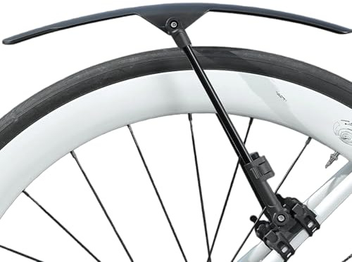 FUVBNQGT Juego de guardabarros para bicicleta de carretera, portátil, ajustable, para bicicleta de montaña, bicicleta, neumáticos delanteros y traseros, guardabarros para bicicleta de montaña y