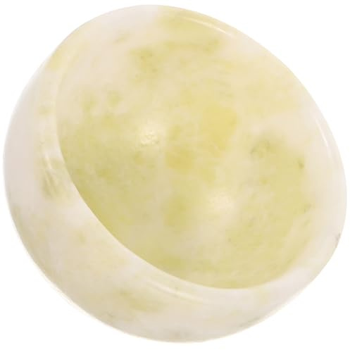JOINPAYA Ciotola da Barba in Pietra Blu, Piccola Ciotola Decorativa per Bolle di Sapone da Barba, Contenitore per Rasatura Compatto per Uso Domestico e Saloni di Bellezza